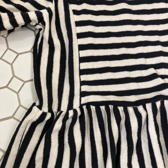 Böhme midi dress - cream and charcoal/navy - Picture 3 of 3